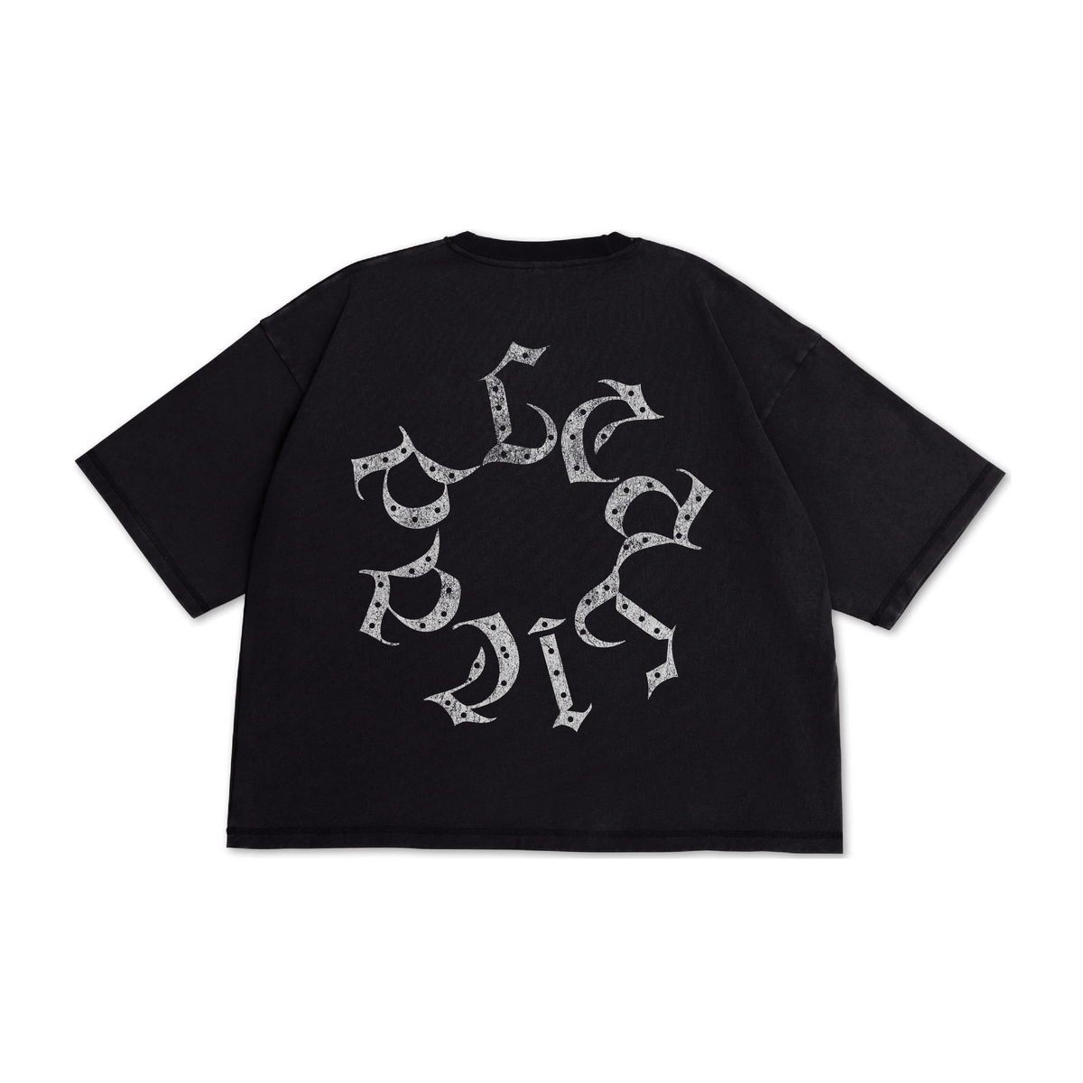 Alcalica Saints & Sinners Drop Crop Tee Black