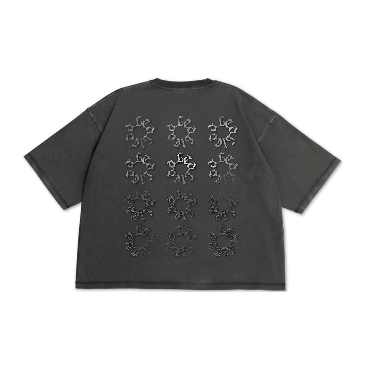 Alcalica Tactical Division Drop Crop Tee Vinatge Black